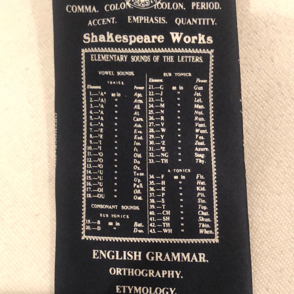 Unique English Teacher Silk Tie